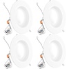 image:imageSunco 96 Pack 5CCT Retrofit LED Recessed Lighting 6 Inch 2700K3000K3500K4000K5000K Selectable Dimmable Can Lights Smooth Trim 13W75W 965LM Damp Rated ULCertified4000K Cool White