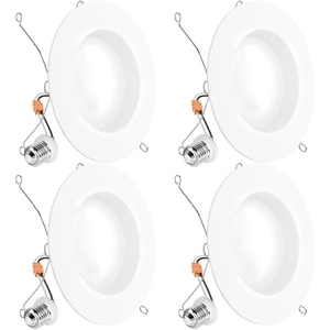 image:imageSunco 96 Pack 5CCT Retrofit LED Recessed Lighting 6 Inch 2700K3000K3500K4000K5000K Selectable Dimmable Can Lights Smooth Trim 13W75W 965LM Damp Rated ULCertified3000K Warm White