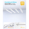 image:imageSunco 12 Pack Linkable LED Utility Shop Light 4500 LM 2200K 4 FT 48 Inch Integrated Fixture for Garage 40W Equivalent 150W Surface  Suspension Mount