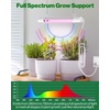 image:imageSunco 1ft Grow Light LED 10W Full Spectrum for Seed Starting Seedling Indoor Plants Plug in Suspended Fixture Link Up to 16 Inline Switch ETL 2 Pack1ft