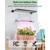 image:imageSunco 1ft Grow Light LED 10W Full Spectrum for Seed Starting Seedling Indoor Plants Plug in Suspended Fixture Link Up to 16 Inline Switch ETL 2 Pack1ft