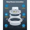 image:imageSunco 24 Pack 3 Inch Recessed Lighting LED Canless Ultra Thin Flush Mount Ceiling Fixture Light with Junction Box 550 Lumens Selectable CCT 2700K3000K4000K5000K6000K Dimmable 6W50W ULETL6 Inch