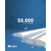 image:imageSunco 4ft LED Shop Light Hardwired Garage Lights for Workshop Wraparound 8200 Lumens Surface Mount Selectable Features 50W60W70W 3000K4000K5000K ETL 4 PackWhite