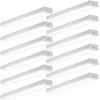 image:imageSunco 6 Pack LED Garage Ceiling Lights Wraparound Fixture 4FTLinkable Shop Light 3500 LM 40W300W 5000K Daylight Hardwired Surface Mount Utility Workshop Light ETLWhite 6k