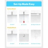image:imageSunco LED Black Hanging Workshop Garage Shop Light 4FT Plug in Linkable Utility Fixture 4000K Cool White 40W260W 4100 LM Integrated T8 Pull Chain ETL