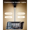 image:imageSunco LED Shop Lights for Workshop 4FT Linkable Garage Lighting 4500 LM 40W 150W Equivalent 5000K Daylight Surface  Suspension Mount 48 Inch Integrated Fixture BlackBlack  5000K