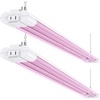 image:imageSunco 1ft Grow Light LED 10W Full Spectrum for Seed Starting Seedling Indoor Plants Plug in Suspended Fixture Link Up to 16 Inline Switch ETL 2 Pack3ft