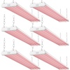 image:imageSunco Grow Lights for Indoor Plants LED 4FT Grow Light for Greenhouse 80W Full Spectrum Integrated Suspended Fixture Linkable Plug in for Seedlings Vegetables Flowers6 Pack
