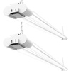 image:imageSunco LED Shop Lights for Workshop 4FT Linkable Garage Lighting 4500 LM 40W 150W Equivalent 5000K Daylight Surface  Suspension Mount 48 Inch Integrated Fixture White 2 PackPack of 2