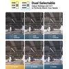 image:imageSunco 2FT LED Shop Light Strip Lights for Garage Ceilings 2000 LM Selectable Features 15W20W25W 3500K4000K5000K Dimmable 010V Hardwired UL 4 Pack