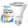 image:imageSunco 6 Pack PAR20 LED Bulbs Flood Light Bulb 500 LM 7W 50W Equivalent 2700K Soft White E26 Medium Base Dimmable Track Lighting for IndoorOutdoor Use Wet Rated UL6000k Daylight Deluxe