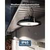 image:imageSunco 6 Pack LED UFO High Bay Light Shop Lights Commercial Lighting Industrial Lights for Garage Gym Warehouse Selectable Features 240W270W300W 4000K5000K 49000 LM Dimmable 010V UL