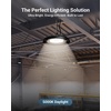image:imageSunco 6 Pack UFO LED High Bay Light 200W 28000 Lumens 5000K Dimmable Ultra Bright Commercial Shop Lights for Warehouse Factory Workshop Garage amp Barn Ceiling Mount ULDLCWhite 5K