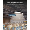 image:imageSunco 6 Pack UFO LED High Bay Light 200W 28000 Lumens 5000K Dimmable Ultra Bright Commercial Shop Lights for Warehouse Factory Workshop Garage amp Barn Ceiling Mount ULDLCWhite 6K