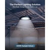 image:imageSunco 6 Pack UFO LED High Bay Light 200W 28000 Lumens 5000K Dimmable Ultra Bright Commercial Shop Lights for Warehouse Factory Workshop Garage amp Barn Ceiling Mount ULDLCWhite 6K
