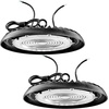 image:imageSunco 6 Pack UFO LED High Bay Light 200W 28000 Lumens 5000K Dimmable Ultra Bright Commercial Shop Lights for Warehouse Factory Workshop Garage amp Barn Ceiling Mount ULDLCWhite 6K