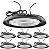 image:imageSunco 6 Pack UFO LED High Bay Light 200W 28000 Lumens 5000K Dimmable Ultra Bright Commercial Shop Lights for Warehouse Factory Workshop Garage amp Barn Ceiling Mount ULDLCWhite 5K