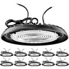 image:imageSunco 6 Pack UFO LED High Bay Light 200W 28000 Lumens 5000K Dimmable Ultra Bright Commercial Shop Lights for Warehouse Factory Workshop Garage amp Barn Ceiling Mount ULDLCWhite 6K