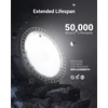 image:imageSunco 6 Pack UFO LED High Bay Lights Commercial Bay Lighting Shop Light Selectable Features 80W120W160W200W 4000K5000K6000K 31000 LM Dimmable 010V Wet Rated UL