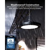 image:imageSunco High Bay LED Shop Light with Motion Sensor for Garage or Workshops 240W 36000 Lumens 5000K Daylight Dimmable 010V IP65 Waterproof ULDLC 4 Pack