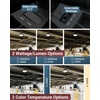 image:imageSunco LED UFO High Bay Light Shop Lights Commercial Lighting Industrial Lights for Garage Gym Warehouse Selectable Features 240W270W300W 4000K5000K 49000 LM Dimmable 010V UL