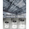 image:imageSunco UFO LED High Bay Light 200W 28000 Lumens 5000K 010V NonDimmable 120V IP65 WetRated Ultra Bright PlugampPlay Commercial Shop Lights for Warehouse Factory Workshop Barn UL 2 Pack