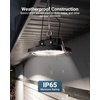 image:imageSunco UFO LED High Bay Lights Commercial Bay Lighting Shop Light Selectable Features 40W60W80W100W 4000K5000K6000K 16000 LM Dimmable 010V Wet Rated UL