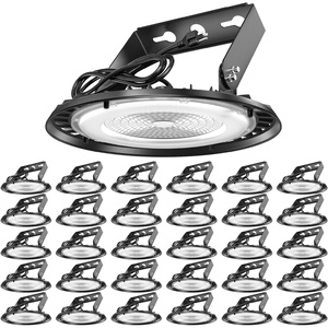 image:imageSunco 6 Pack UFO LED High Bay Light with U Bracket Mounting 150W 19500 Lumens 5000k Ultra Bright Shop Lights for Warehouse Factory Workshop Garage amp Barn WallCeiling Mount Plug amp Play UL30 Pack