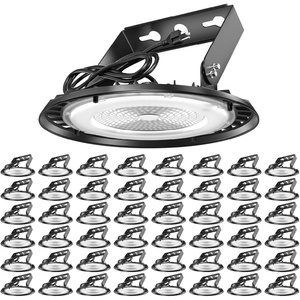image:imageSunco 6 Pack UFO LED High Bay Light with U Bracket Mounting 150W 19500 Lumens 5000k Ultra Bright Shop Lights for Warehouse Factory Workshop Garage amp Barn WallCeiling Mount Plug amp Play UL48 Pack