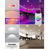 image:imageSunco 4 Pack LED Recessed 6 Inch Smart RGBW Color Changing Can Lights High Brightness 1200 LM 14W Retrofit Installation Compatible with Amazon Alexa amp Google Assistant  UL4 Pack