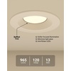 image:imageSunco 6 Inch LED Recessed Light Retrofit Downlight Can Lights for Ceiling Baffle Trim 1050 LM 13W 75W Equivalent 5000K Daylight Dimmable Damp Rated UL 4 Pack5 CCT in One 2700K  3000K  3500K  4000K  5000K