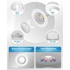 image:imageSunco 6 Inch LED Recessed Light Retrofit Downlight Can Lights for Ceiling Baffle Trim 1050 LM 13W 75W Equivalent 5000K Daylight Dimmable Damp Rated UL 4 Pack5000K Daylight