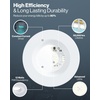 image:imageSunco 6 Inch LED Recessed Light Retrofit Downlight Can Lights for Ceiling Baffle Trim 1050 LM 13W 75W Equivalent 5000K Daylight Dimmable Damp Rated UL 4 Pack3000K Warm White