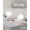 image:imageSunco 6 Inch LED Recessed Light Retrofit Downlight Can Lights for Ceiling Baffle Trim 1050 LM 13W 75W Equivalent 5000K Daylight Dimmable Damp Rated UL 4 Pack5 CCT in One 2700K  3000K  3500K  4000K  5000K