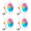 image:imageSunco 4 Pack LED Recessed 6 Inch Smart RGBW Color Changing Can Lights High Brightness 1200 LM 14W Retrofit Installation Compatible with Amazon Alexa amp Google Assistant  UL4 Pack