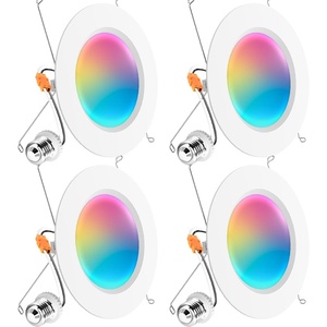 image:imageSunco 4 Pack LED Recessed 6 Inch Smart RGBW Color Changing Can Lights High Brightness 1200 LM 14W Retrofit Installation Compatible with Amazon Alexa amp Google Assistant  UL4 Pack