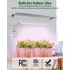 image:imageSunco 3ft Grow Light LED 30W Full Spectrum for Seed Starting Seedling Indoor Plants Plug in Suspended Fixture Link Up to 5 Inline Switch ULETL 4 Pack3ft