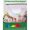 image:imageSunco 3ft Grow Light LED 30W Full Spectrum for Seed Starting Seedling Indoor Plants Plug in Suspended Fixture Link Up to 5 Inline Switch ULETL 4 Pack3ft