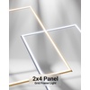 image:imageSunco 10 Pack 2x4 EdgeLit Frame LED Panel Lights Drop Ceiling Flat Light Fixture 5500 LM Selectable Features 30W40W50W 4000K5000K6000K Dimmable 010V ETL