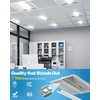 image:imageSunco 2x2 LED Retrofit Center Basket Panel Ceiling Troffers for Indoor Commercial Office Hallway Warehouse 5500 Lumens Selectable CCT 350040005000K 303540W 010V Dimmable AC120277V 4 Pack