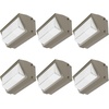 image:imageSunco 6 Pack 120W LED Wall Pack Outdoor Dusk to Dawn with Photocell Sensor Industrial Dimmable Waterproof Commercial Security Warehouse Parking Lot Lighting 5000K Daylight 16200 Lumens AC120277V6 Pack
