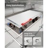 image:imageSunco 6 Pack 2x4 LED Flat Panel Light Drop Ceiling Office Fixture with Emergency Battery Backup 90 Minute Duration 6400 LM Selectable Features 304050W 400050006000K Dimmable 010V ETL