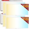 image:imageSunco 6 Pack 2x4 LED Flat Panel Light Drop Ceiling Office Fixture with Emergency Battery Backup 90 Minute Duration 6400 LM Selectable Features 304050W 400050006000K Dimmable 010V ETL