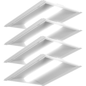 image:imageSunco 2x2 LED Retrofit Center Basket Panel Ceiling Troffers for Indoor Commercial Office Hallway Warehouse 5500 Lumens Selectable CCT 350040005000K 303540W 010V Dimmable AC120277V 4 Pack