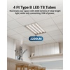image:imageSunco 50 Pack T8 LED Bulbs 4 Foot LED Fluorescent Tube Replacement 4ft LED Tube Light Ballast Bypass 18W 2200 LM Selectable CCT 3000K3500K4000K5000K6000K Single Ended Power Clear Lens UL50 Pack