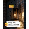 image:imageDusk to Dawn LED Outdoor Lights Bulb ST64 Edison Style Automatic Light Sensing Bulbs 800 LM 7W 60W Equivalent 3000K Warm White E26 Base UL 2 Pack2 Count Pack of 1