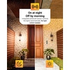 image:imageDusk to Dawn LED Outdoor Lights Bulb ST64 Edison Style Automatic Light Sensing Bulbs 800 LM 7W 60W Equivalent 3000K Warm White E26 Base UL 2 Pack2 Count Pack of 1