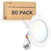 image:imageSunco 6 Pack 6 Inch LED Recessed Light Retrofit Can Lights for Ceiling 1700 LM High Brightness Selectable CCT 2700K3000K4000K5000K6000K 17W120W Dimmable Baffle Trim Damp Rated ULWhite