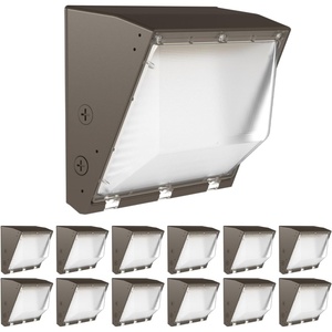 image:imageSunco 6 Pack 80W LED Wall Pack Outdoor Industrial Dimmable Waterproof Commercial Grade Security Warehouse Super Bright Parking Lot Lighting 7600 Lumens 5000K Daylight AC120277V12 Pack