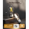 image:imageSunco 12 Pack A15 Filament LED Light Bulbs E26 7W60W Dimmable 3000K  800LM Warm White Medium Base Vintage Edison Style for Fans Small Fixtures Lamp Bulb LED X Filament LightingWhite